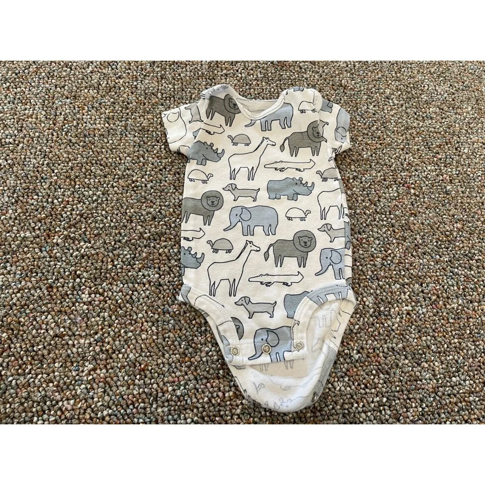 Carter's Boys Animal‎ Patterned Bodysuit 3M